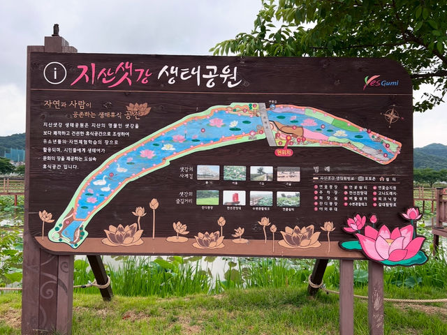지산 샛강 생태공원에서 맨발걷기 어때요?