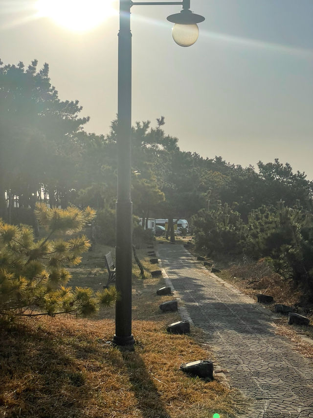 제주도 한적한 바다 ‘하모해수욕장’