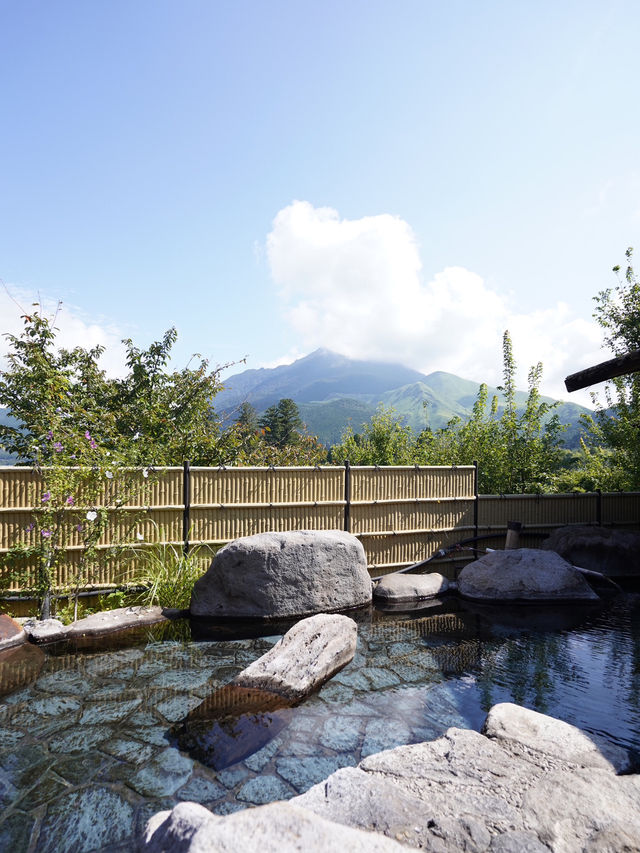 大分｜由布岳を望む貸切温泉が楽しめる旅館