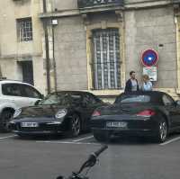 Dijon France. Famous for its vineyards and night bars 