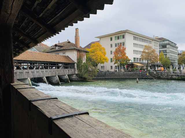 Tranquil Beauty: Exploring Thun in the Gentle Drizzle