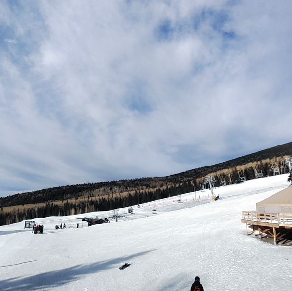 Explore the scenic winter view at Flagstaff Arizona 