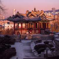 Visitors can explore the nearby Hwaseong 