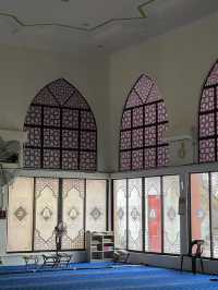 The mosque’s architecture is simple yet elegant 