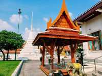 泰國曼谷市區湄南河畔著名皇家古跡寺廟:Wat Nang Ratchaworawihan，適合拍照📸打卡冥想