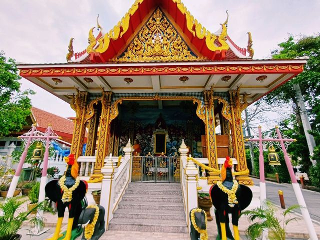 泰國曼谷湄南河畔著名古跡寺廟：Wat Tano，沿河精美華麗寺廟建築，湄南河沿河風光，適合打卡拍照📸冥想