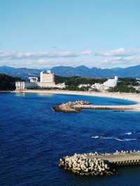 白い砂浜と青い海！白良浜で心癒されるビーチタイム🏖️🌊