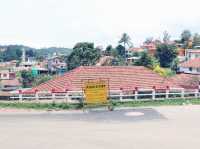 Toy train with Indian friends in Coorg, India