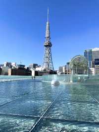 【名古屋×水の宇宙船】  空中に浮かぶガラス屋根がシンボルの公園