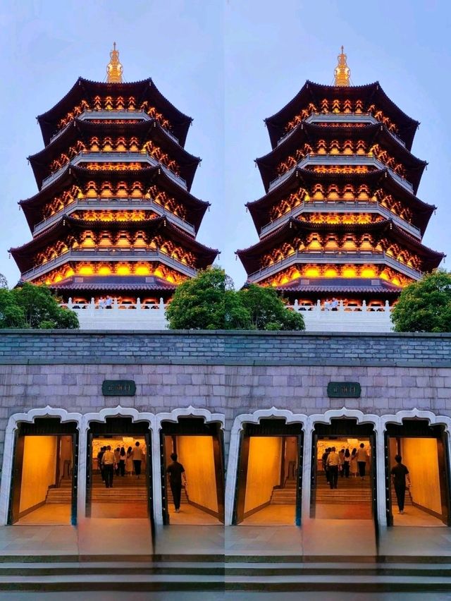 Leifeng Pagoda, discovering the Legendary of the White Snake. 