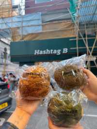 實測 Hashtag B 紫米燕麥撻