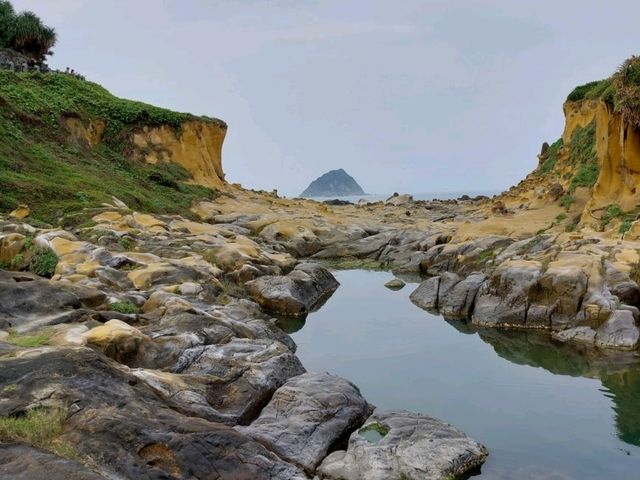 Beautiful view at Heping Island Geopark, Keelung, Taiwan