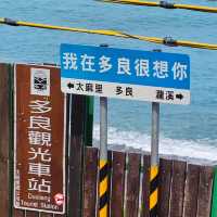 全台最美海景月台〔台東多良車站〕