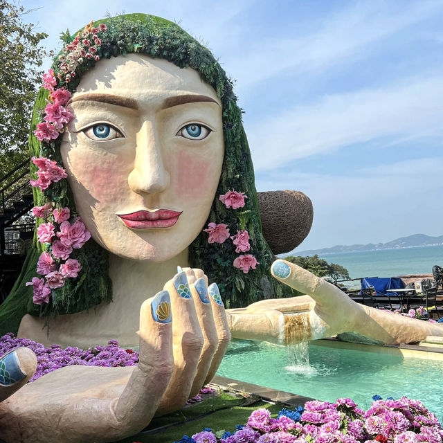 芭提雅💕3mermaids美人魚懸崖餐廳