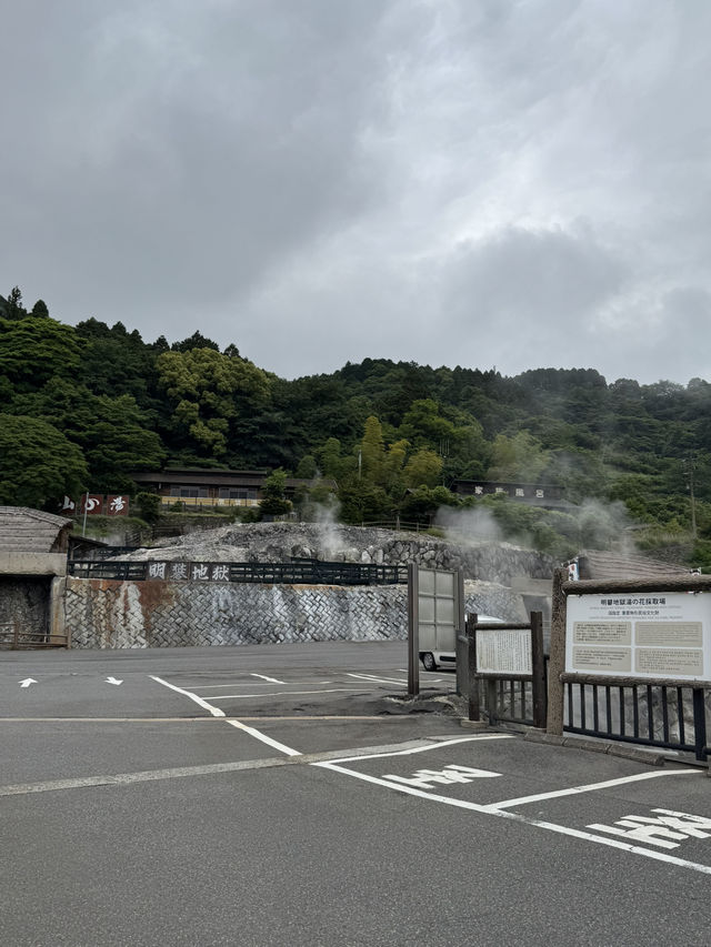 【大分旅行】別府の湯けむりを見ながら、地獄蒸したまごサンドを食べられるお店🥚