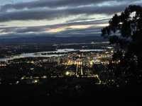 Mount Ainslie Lookout at Night – A Peaceful Glow Over Canberra