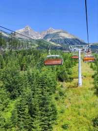 搭三段纜車登斯洛伐克第二高峰洛米基山（Lomnicky stit）