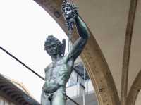 🌟 Loggia dei Lanzi – An Open-Air Gallery That Took My Breath Away