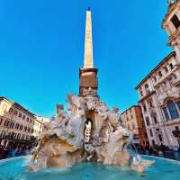 Piazza Navona: A Solo Travelerโs Baroque Dream! ๐๏ธ๐จ #RomanElegance