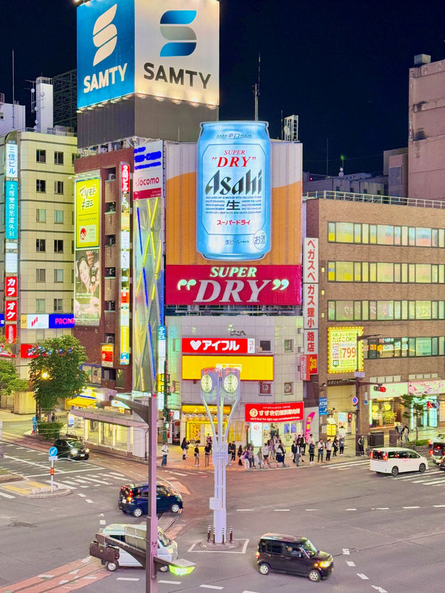 ✨🌃 삿포로 쇼핑 & 야경 여행코스 : 스스키노 거리 → 다이마루 삿포로
