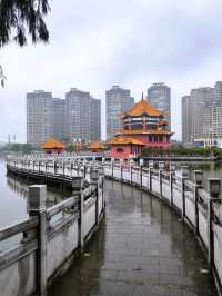 Nanhu Park walk🌳 on a cloudy day ☁️