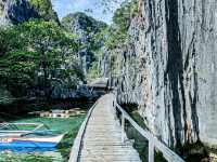 Gliding through Twin Lagoon, Coron