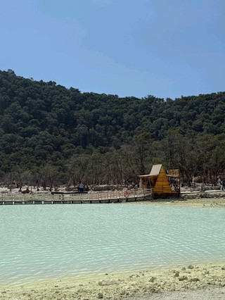 West Java's Milk Lake! A Dreamy Milky White Secret Within a Volcanic Crater!.