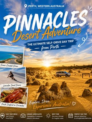 🇦🇺 Perth to Pinnacles | The Ultimate Self-Drive Day Trip in Western Australia