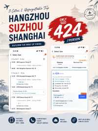 3 Cities in China for Only SGD 424!! ✈️🇨🇳
