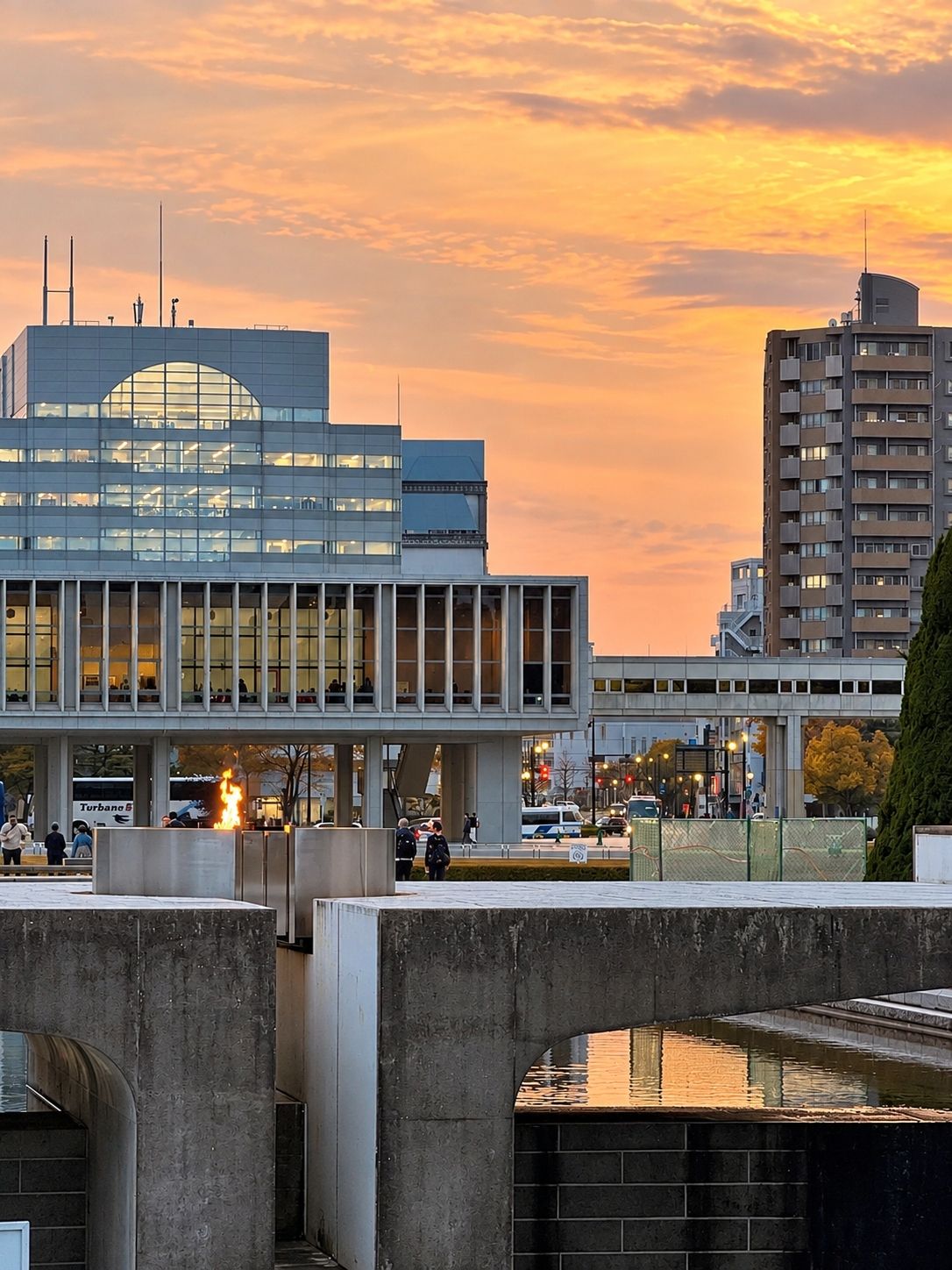 A quiet green space in Hiroshima 