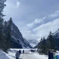 Lake Louise in Spring - still Frozen!