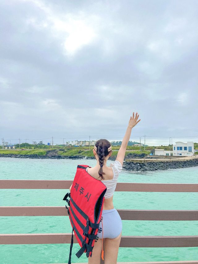 흐린날가도 예쁜 자연이 만든 수영장⚓️🛟⛴