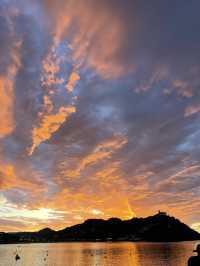 サン・セバスティアンの夕日
