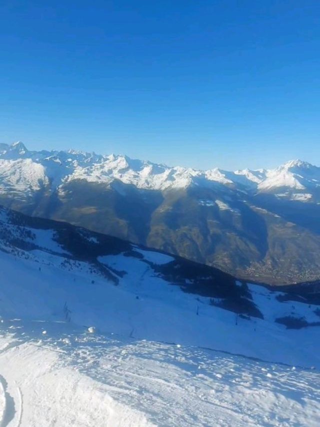 Ski and sightseeing possible one day in the Aosta valley.