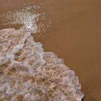 Sandy beach in England 