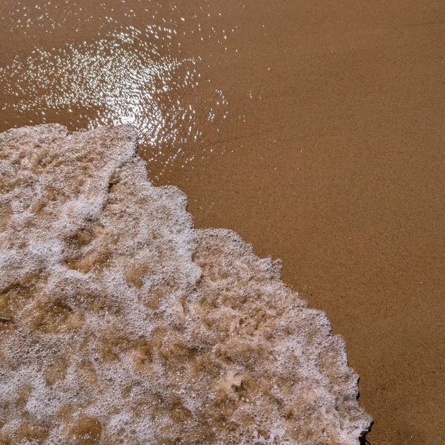 Sandy beach in England 