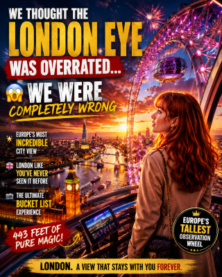 🎡 The London View That Made Us Fall in Love with the City📸