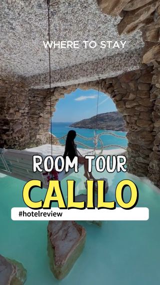 Room tour in Ios island CALILO