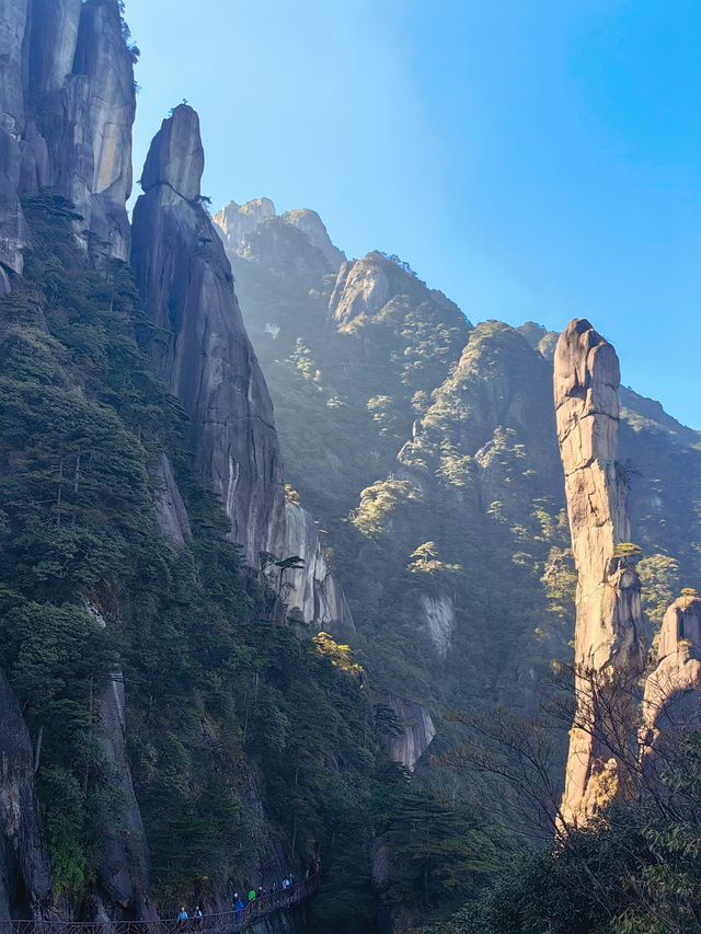 三清山,在14億年花崗岩包圍中的秀美石林 三清山,在14億年花崗岩包圍中的秀美石林