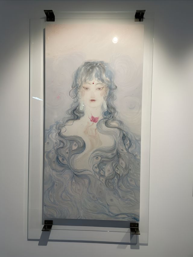 魔都看展｜水墨丹青中的美女、神、獸