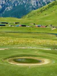 直到看見雪山與花海同框,才明白格聂有多美