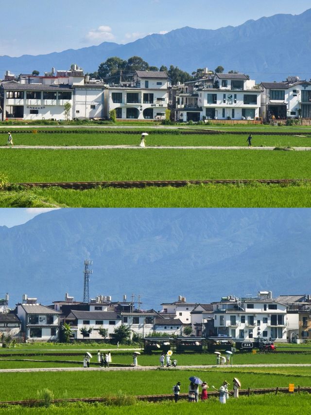 喜洲古鎮旅遊，打卡逛吃，半天時間就夠了