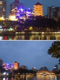 成都夜景的天花板?網傳說是成都最直的地方?
