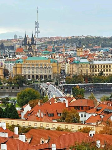 Prague, this ancient city standing high at the crossroads of Europe,