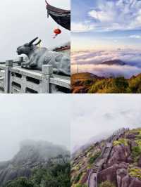 在石牛山遇見了仙境般的雲海。