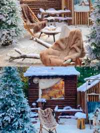 真不是新疆！在桂林！雪景木屋美得令人落淚。