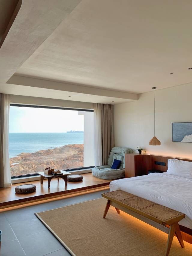 青島！！獨棟海景名宿！睡在大海上浪漫哭了！