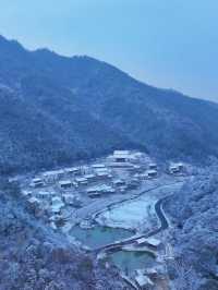 九華山！終於將迎來2025年第一場雪了。