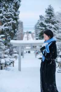 北海道小眾神社，小樽暴雪裡的紅色鳥居
