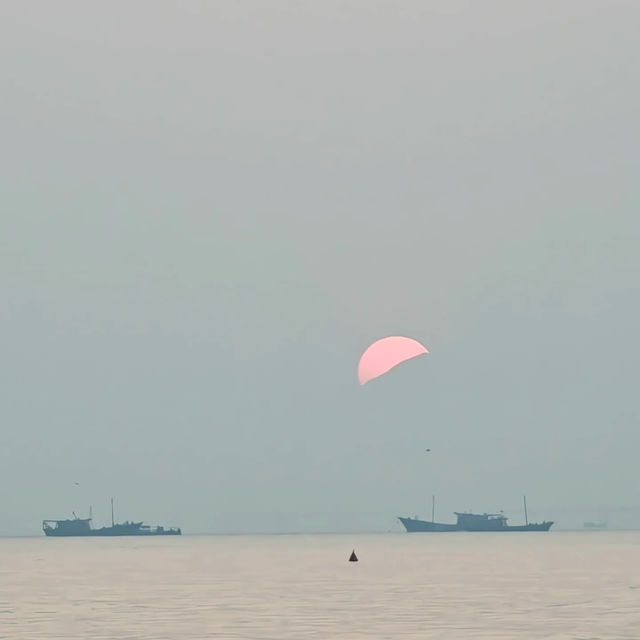 珠海燈塔下的愛情郵局，邂逅落日餘暉